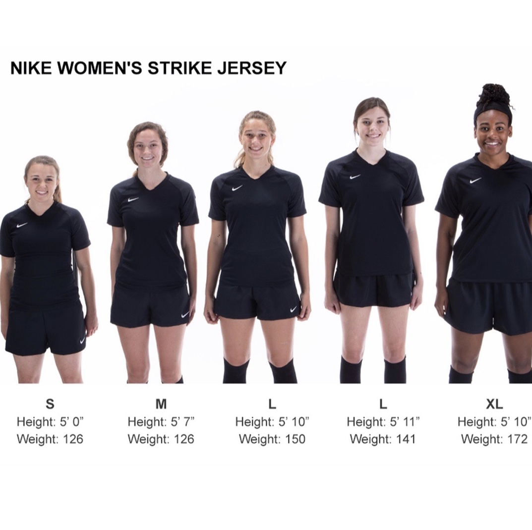 Uniform Ordering Size Chart – Irish Soccer Club