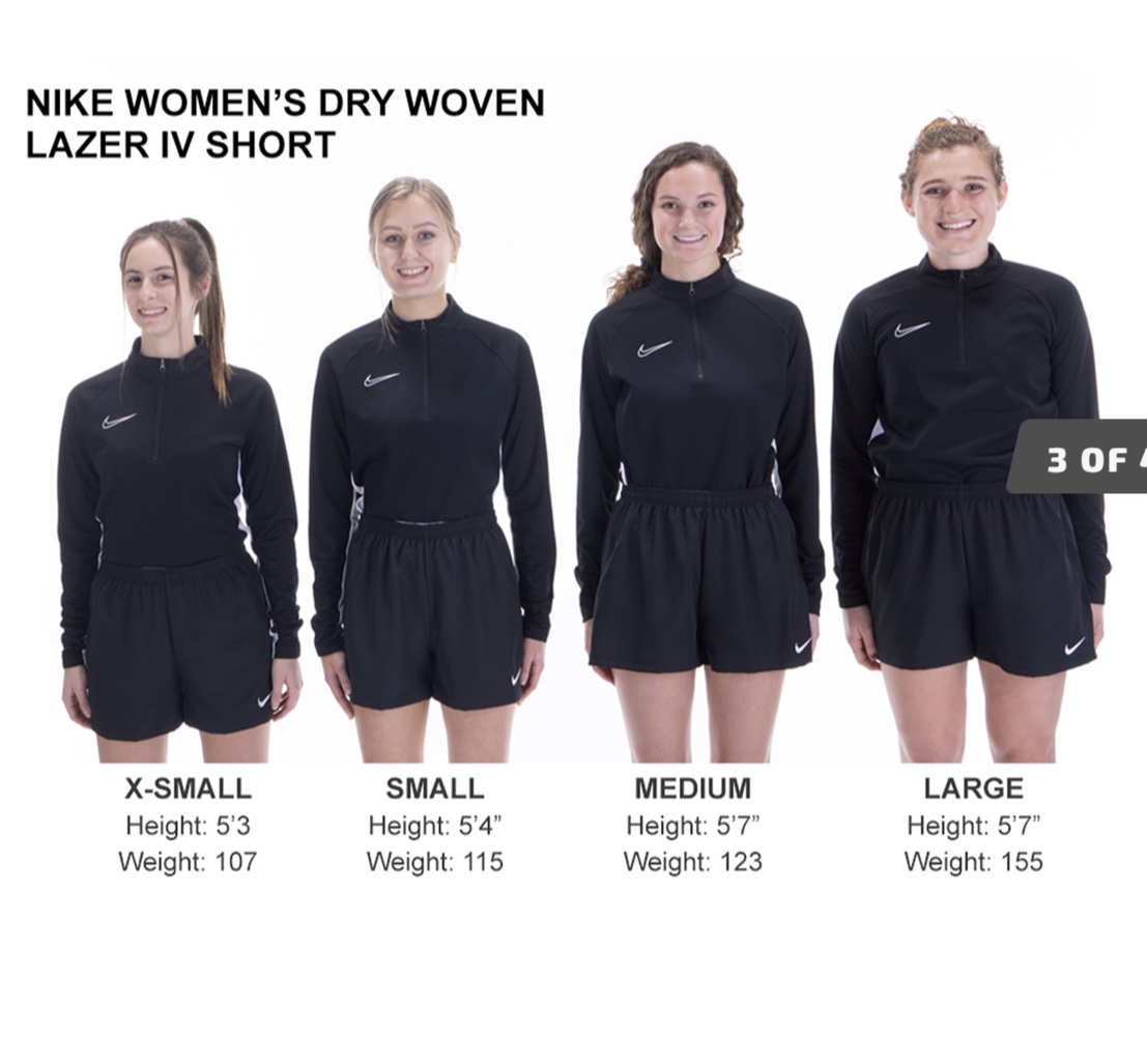 Uniform Ordering Size Chart – Irish Soccer Club